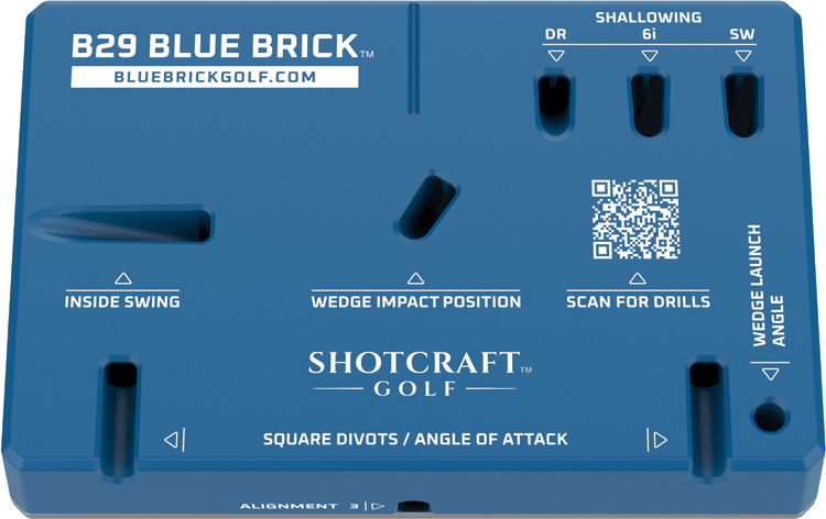 Close-up of the B29 Blue Brick training aid