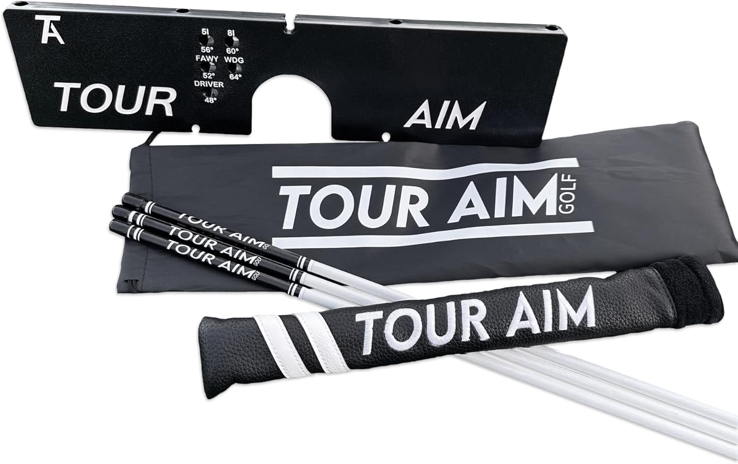 Tour Aim 2.0 alignment training aid on white background