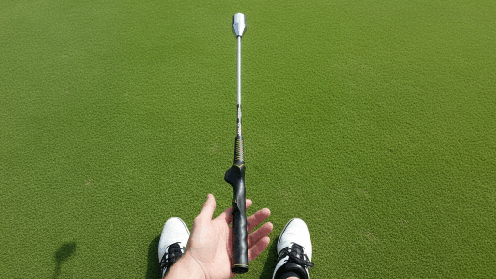 Top down view of the Sklz grip trainer